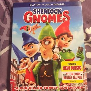 Sherlock Gnomes blue ray
